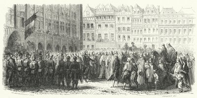 General Dumouriez og den franske hæren i Brussel av European School
