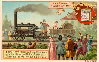 George Stephensons damplokomotiv Rocket, Liverpool av European School