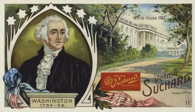 George Washington, USAs første president, og Det hvite hus, Washington DC av European School