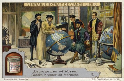 Gerardus Mercator , flamsk kartograf og matematiker av European School