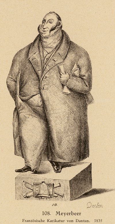 Giacomo Meyerbeer , tysk jødisk komponist (lito) av European School