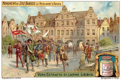 Green Gate, Danzig (chromolitho) av European School