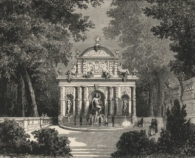 Grotte de Marie de Medicis au Luxembourg (gravering) av European School