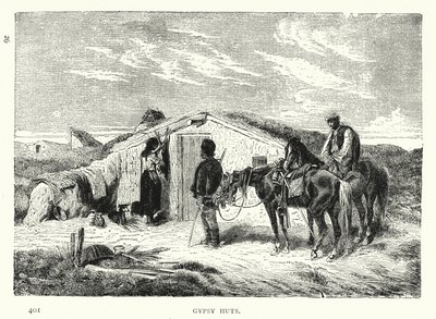 Gypsy Huts (gravering) av European School