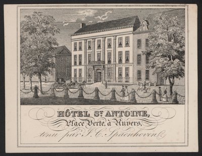 Hotel St Antoine, Anvers, Antwerpen, J C Spaenhoven av European School