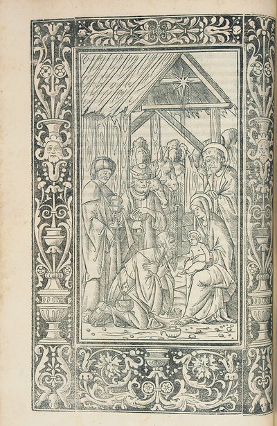 Illustrasjon fra Christian Decachordum av Marcus Vigerius (1446-1516), Fano av European School