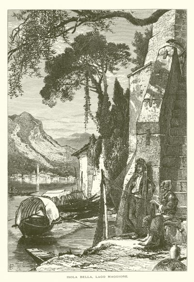 Isola Bella, Lago Maggiore (gravering) av European School