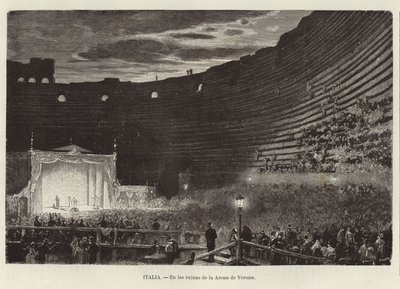 Italia - I ruinene av Arena of Verona av European School