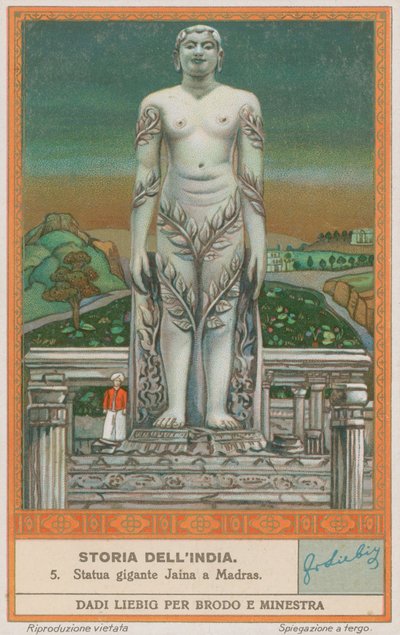 Jain-statue i Madras (Chennai) av European School