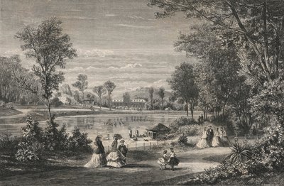 Jardin D'Acclimatation, Bois De Boulogne (gravering) av European School