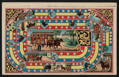 Tramway Game, Tramway Game (farge litho) av European School