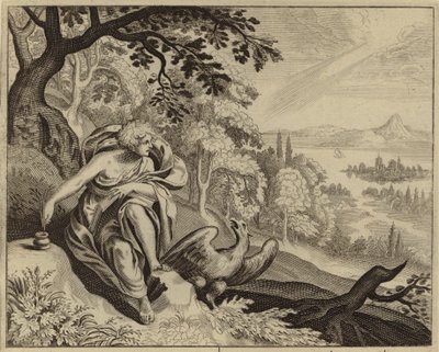 Johannes evangelisten (gravering) av European School