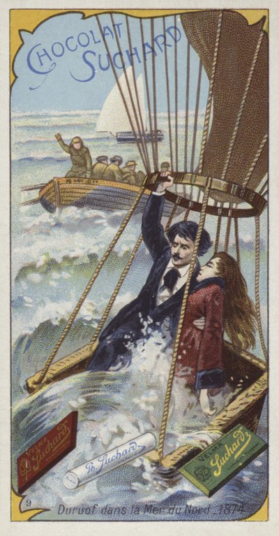 Jules Duruofs ballong kommer ned i Nordsjøen, 1874 av European School