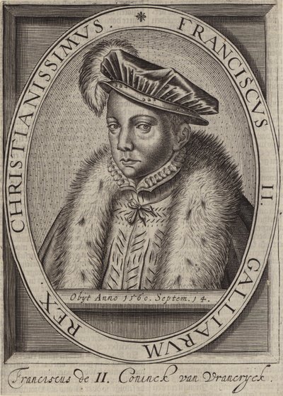 Kong Frans II av Frankrike (gravering) av European School