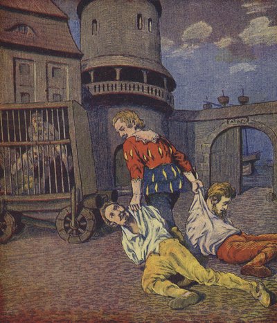 Klaus Störtebeker (farge litho) av European School