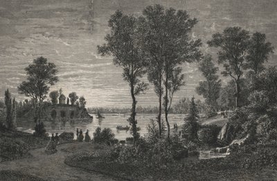 Lac De Gravelle, In The Bois De Vincennes (gravering) av European School