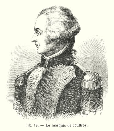 The Marquis de Jouffroy (gravering) av European School