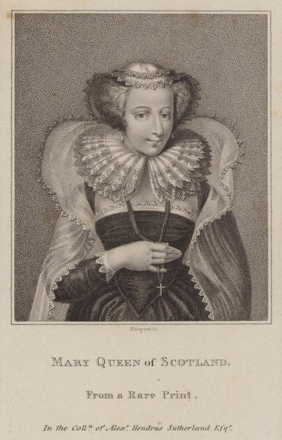 Mary, Queen of Scots (gravering) av European School
