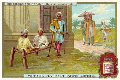 Mendicant Dervishes (chromolitho) av European School