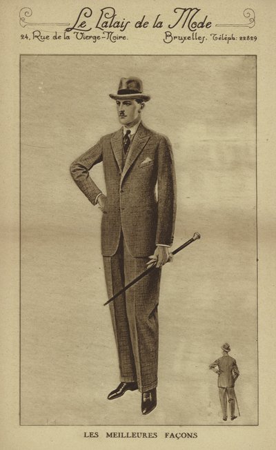 Herremote ca. 1930-tallet (lito) av European School