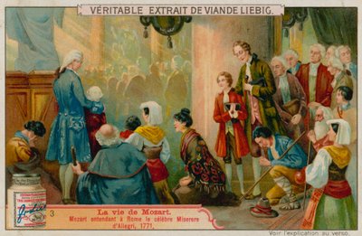 Mozart år Allegris Miserere i Roma av European School