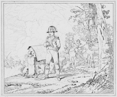Napoleon: Napoleon a Charleroi, Napoleon ved Charleroi (gravering) av European School