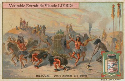 Indiansk bisondans i Missouri av European School
