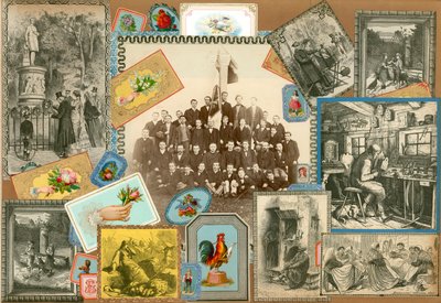 Side fra Sammelsurium bind VIII (trykt materiale) av European School