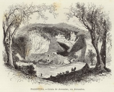 Palestina, Jeremias grotte, i Jerusalem av European School