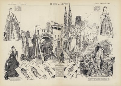 Fremføring av Jules Massenets opera Le Cid på Paris Opera av European School
