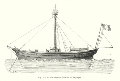 Fransk flytende fyr, Le Ruytingen (gravering) av European School