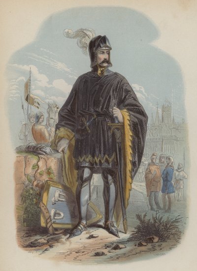 Philip van Artevelde , flamsk patriot og opprører (farget gravering) av European School