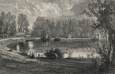 Piece Of Water Of The Keys, Touraine (gravering) av European School