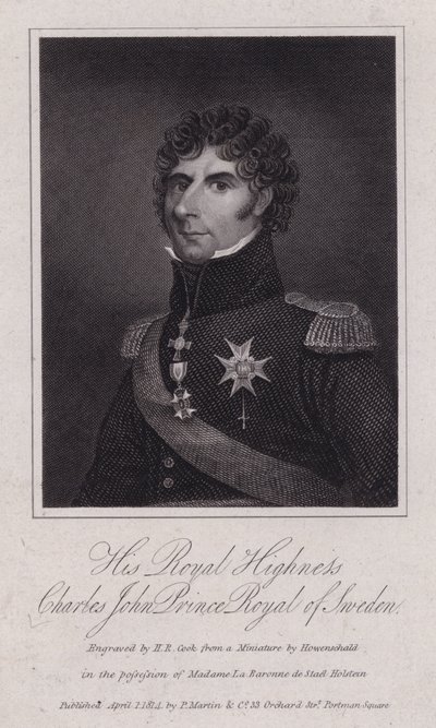 Prins Charles John av Sverige, senere kong Charles John XIV av European School