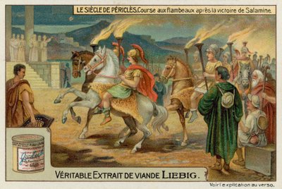 Prosesjon av fakler etter slaget ved Salamis av European School