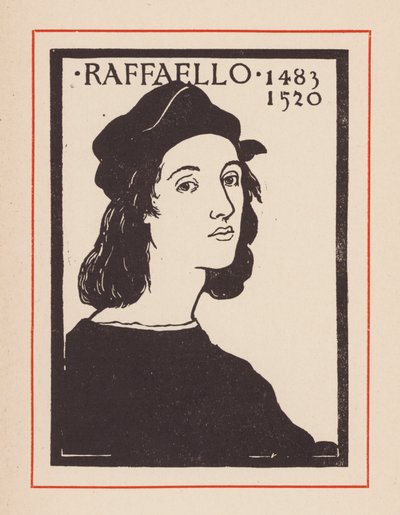 Raphael , italiensk renessansekunstner og arkitekt (lito) av European School