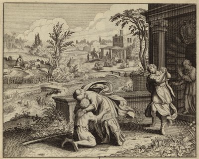Return of the Prodigal Son (gravering) av European School
