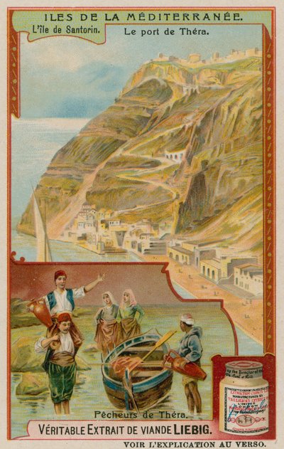 Santorini: Havnen og fiskerne i Thira av European School