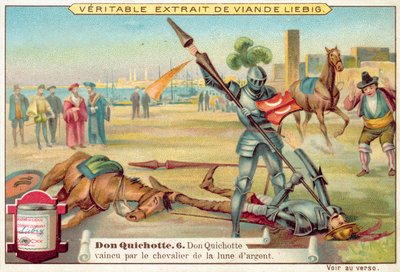 Scene fra Don Quixote (chromolitho) av European School
