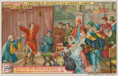 Shakespeare opptrådte før dronning Elizabeth I i 1595 av European School