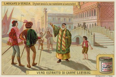 Shylock, Bassanio og Antonio av European School