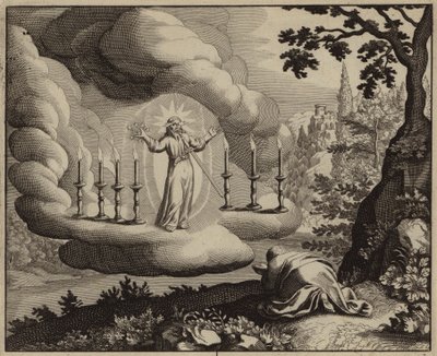 Johannes syn av Jesus Kristus (gravering) av European School