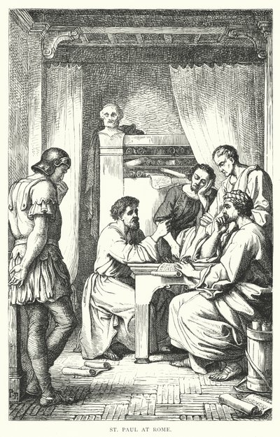 St Paul i Roma (gravering) av European School