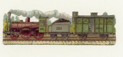 Damptog (chromolitho) av European School
