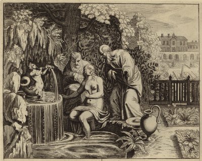 Susanna og de eldste (gravering) av European School