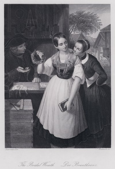 Brudekransen (gravering) av European School