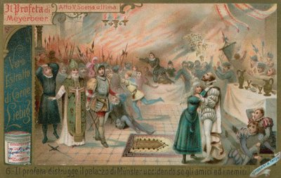 Ødeleggelsen av Munster (chromolitho) av European School