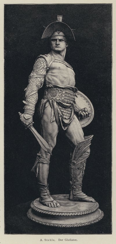 Gladiatoren (gravering) av European School