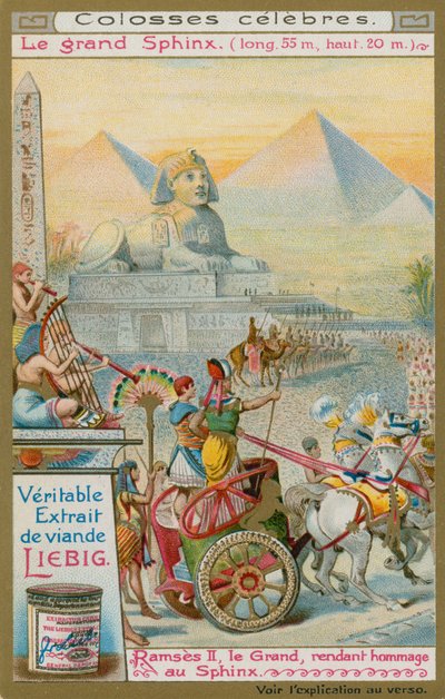 Den store sfinksen i Egypt av European School