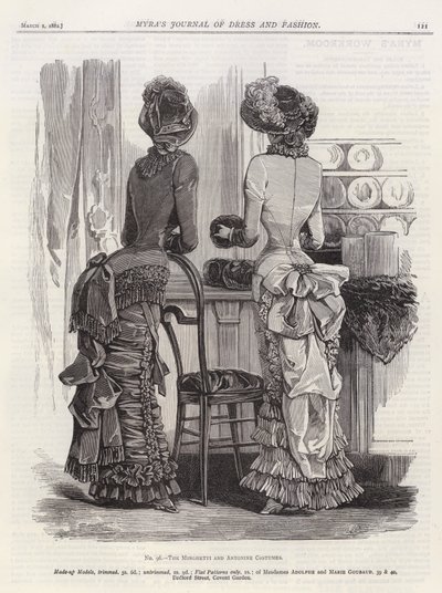 Minghetti og Antonine-kostymene (gravering) av European School
